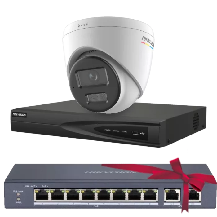 DS-2CD1347G2H-LIUF 4МП (2.8мм) Комплект Hikvision