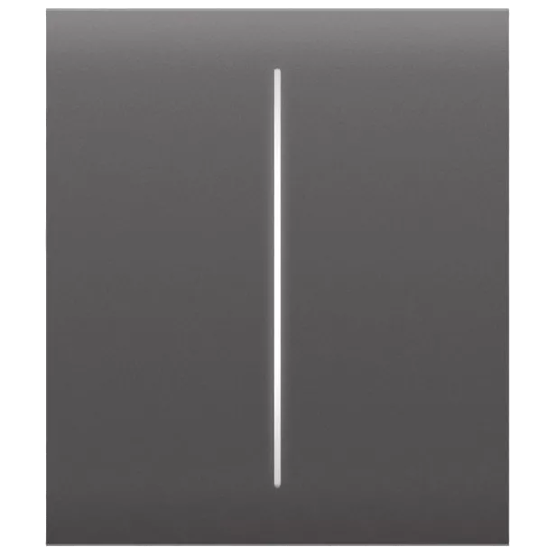 Ajax CenterButton (2-gang) grey для двухклавишного выключателя Кнопка центральная