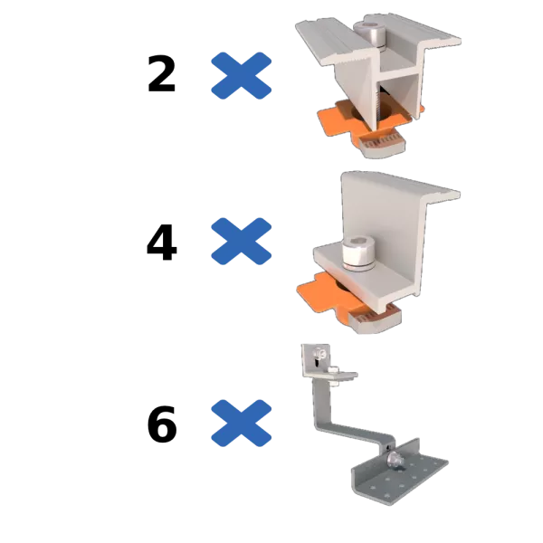 CeramicTile II Комплект кріплень до керамічної черепиці