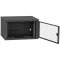 IPCOM CH-6U 600x350 скло RAL9005 Шафа серверна