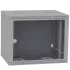 IPCOM 9U 600x600 Шафа телекомунікаційна двері скло (сіра)
