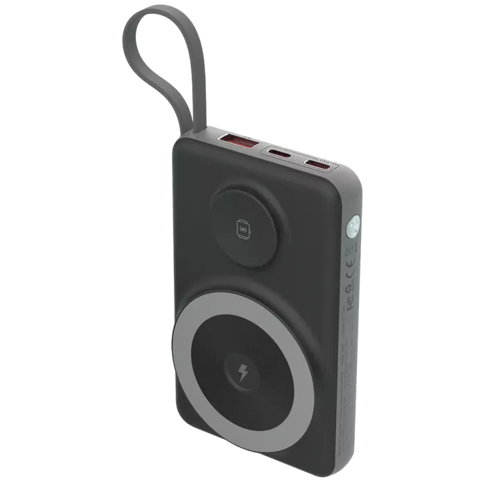 Choetech B695 10 000мА•ч Black с магнитной зарядкой Повербанк