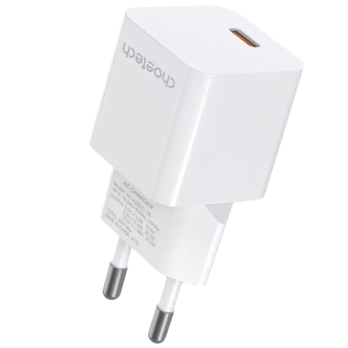 Choetech PD5010 mini White PD20W GAN USB-C Адаптер