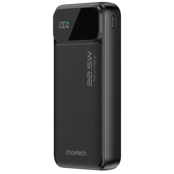 Choetech B729 20 000мА*г Black Повербанк