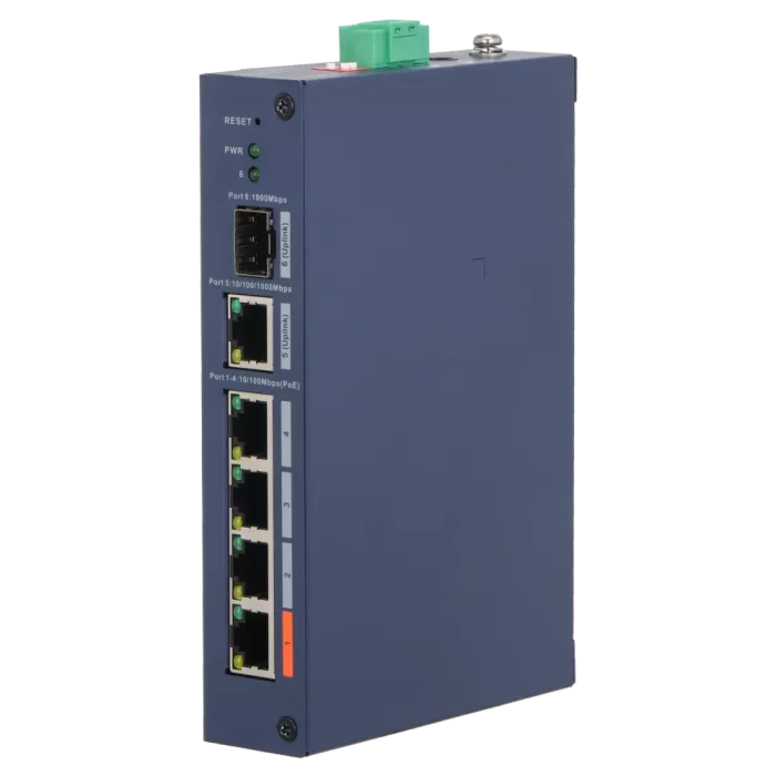 Dahua DH-CHS4106-4ET-60 PoE Комутатор 4 порти керований