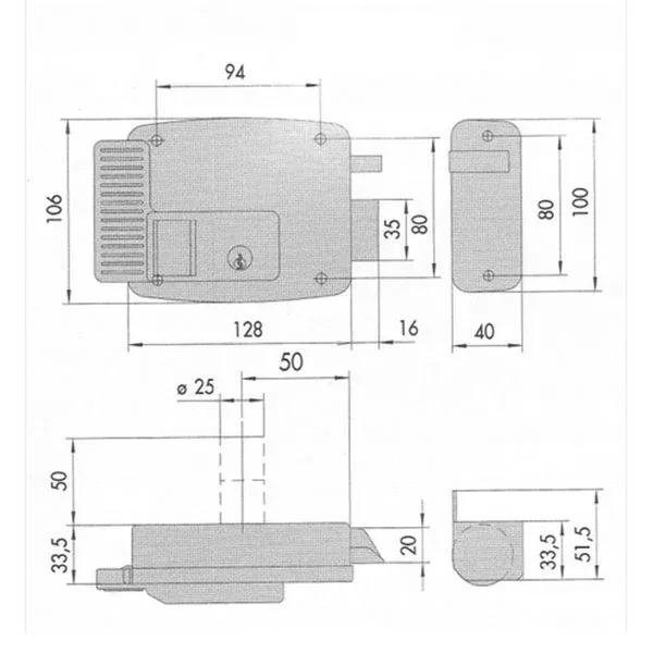 CISA 1.11630.50.3 Замок