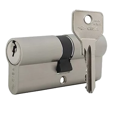 CISA C2000 80 (40*40) Циліндр нікель матовий 3 ключі
