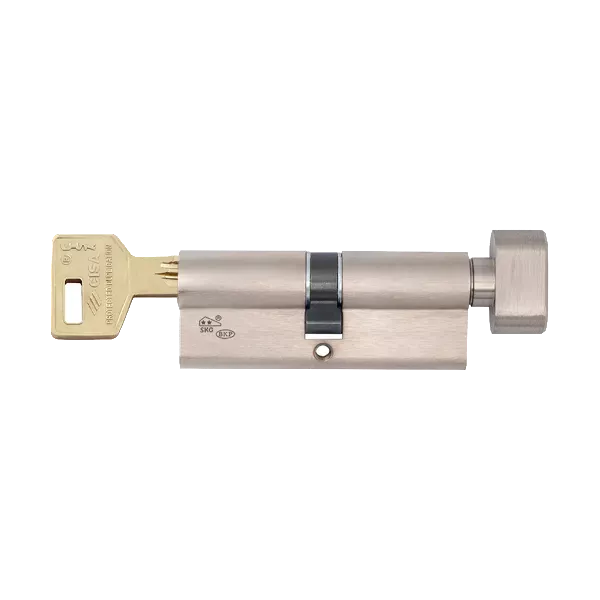 CISA C3000 70T (30*40T) Циліндр нікель матовий 3 ключі