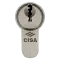 CISA C2000 80 (40*40) Циліндр нікель матовий 3 ключі