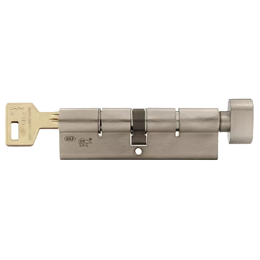 CISA C3000 80T (35*45T) Циліндр нікель матовий 3 ключі