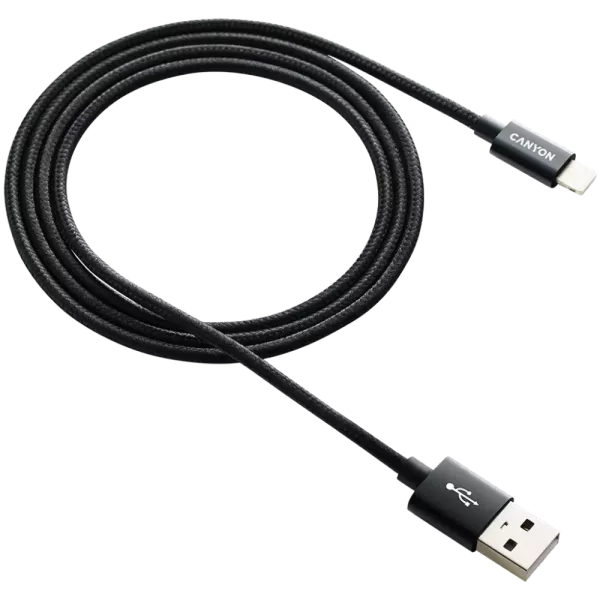 CANYON CFI-3 Кабель Lightning 8-pin - USB 1м