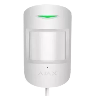 Дротовий сповіщувач руху та розбиття скла Ajax Superior CombiProtect white Fibra