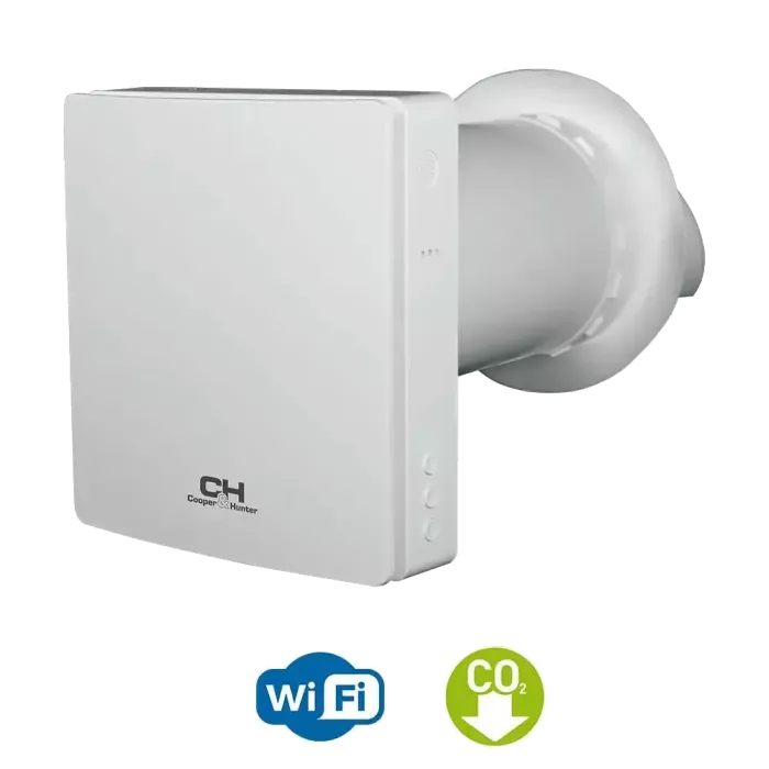 Cooper&Hunter Easy Vent 60м3/г Wi-Fi датчик СО2 Wi-Fi Рекуператор
