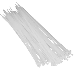 300 x 4,8 (100шт) Хомут білий