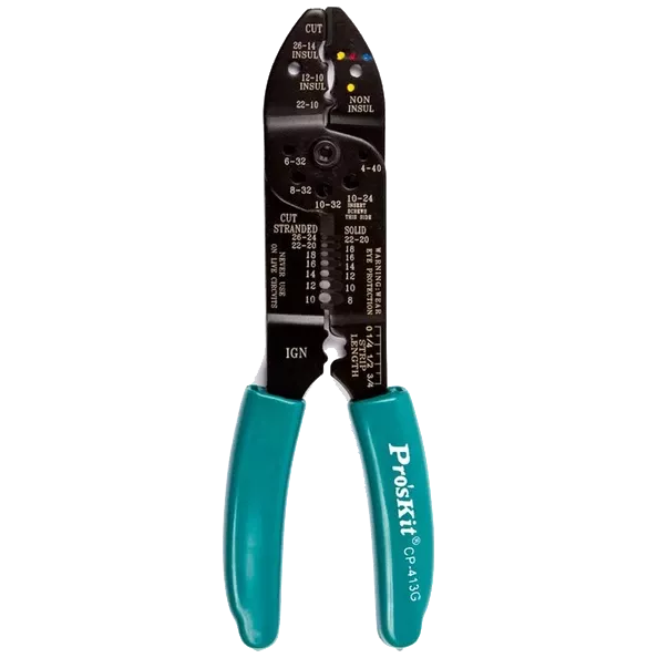 Pro'sKit CP-413G Інструмент для зачистки і ожиму кабелю