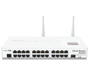 MikroTik CRS125-24G-1S-2HnD-IN 24-портовий керований Cloud комутатор з Wi-Fi