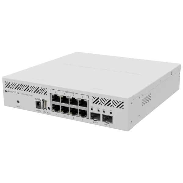 MikroTik CRS310-8G+2S+IN Комутатор 8 портів керований