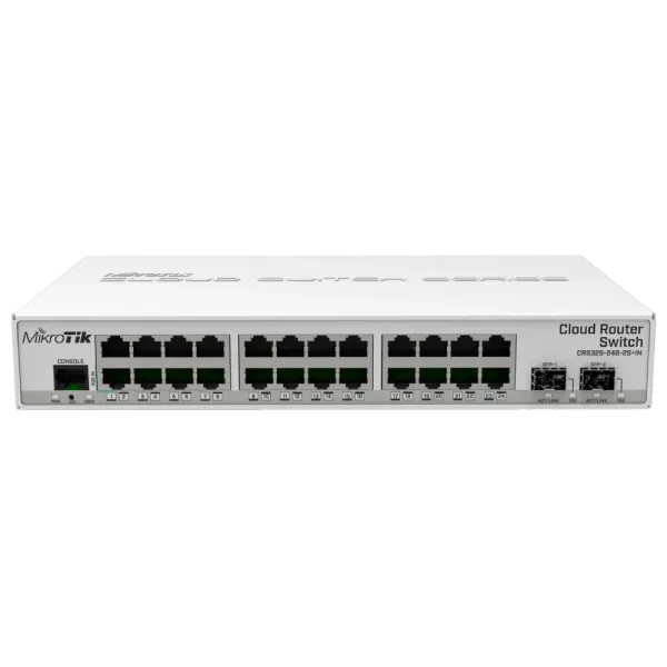 MikroTik 326-24G-2S+IN (CRS326-24G-2S+IN) Комутатор 24 порти керований