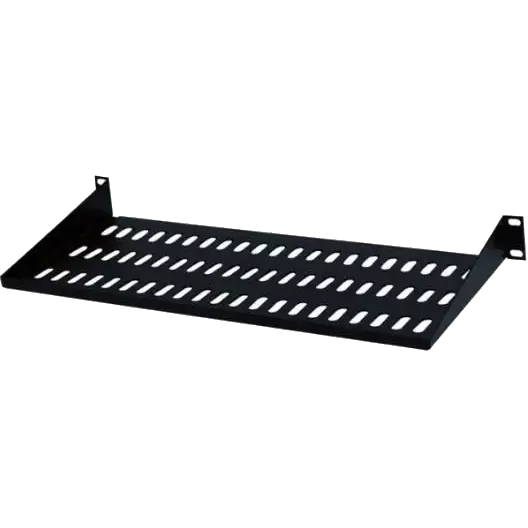 Hypernet CS-200-1U-BLACK 200мм 1U Полиця консольна для шафи