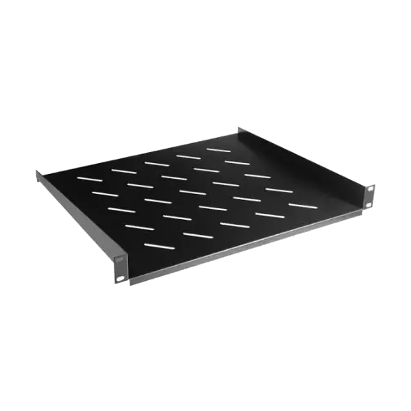 Hypernet CS-400-BLACK Полиця для 19" шафи, глибина 400 мм 1U