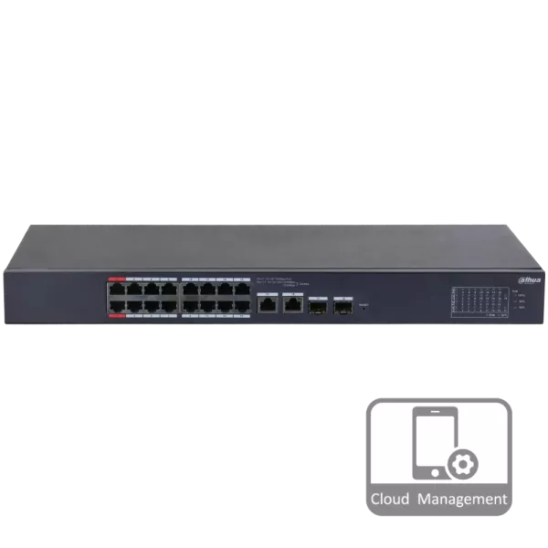 Dahua DH-CS4218-16ET-190 PoE Комутатор 16 портів керований