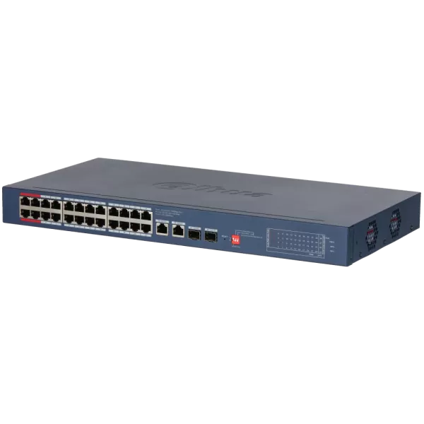 Dahua DH-CS4228-24GT-375 PoE Комутатор 26 портів керований