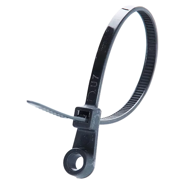 3х150 Стяжка кабельна з кiльцем чорна (пач. 100 шт.)