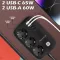 СolorWay CW-CHE34PDB 3 розетки/4USB GaN3 Pro PD Мережевий фільтр