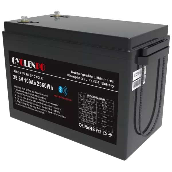 Cyclen 25.6В 100А*год 100А Літієва акумуляторна батарея