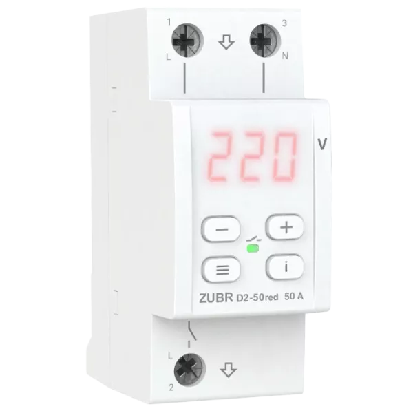 ZUBR D2-50 red Реле напруги