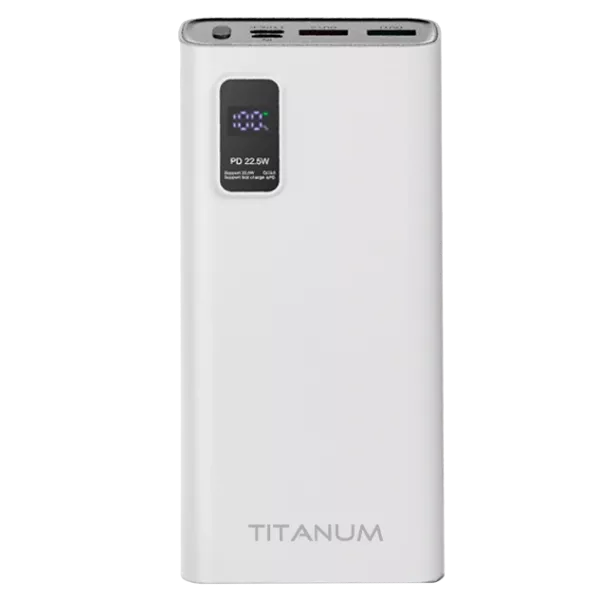 TITANUM 727S White 20 000 мА*г Повербанк