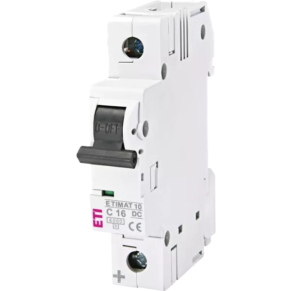 ЕТІ ETIMAT 10 DC 1p C 16A (6 kA) Автоматичний вимикач
