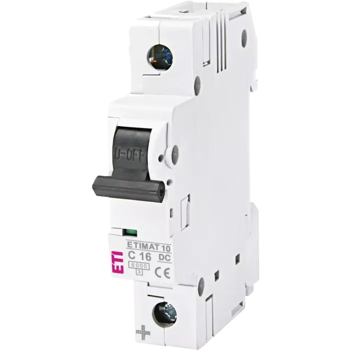 ЕТІ ETIMAT 10 DC 1p C 16A (6 kA) Автоматичний вимикач