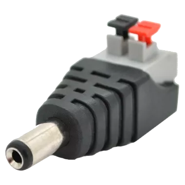 DC-M (D 5,5x2,1мм) з клемами під ручний зажим під кабель Роз'єм