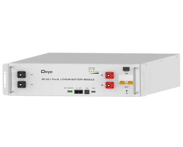 Deye SE-G5.1 Pro-B 51.2В 100А*год 100А Літієва акумуляторна батарея