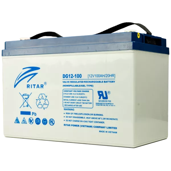 Ritar DG12-100 100А*г 12В гелева Свинцево-кислотна акумуляторна батарея