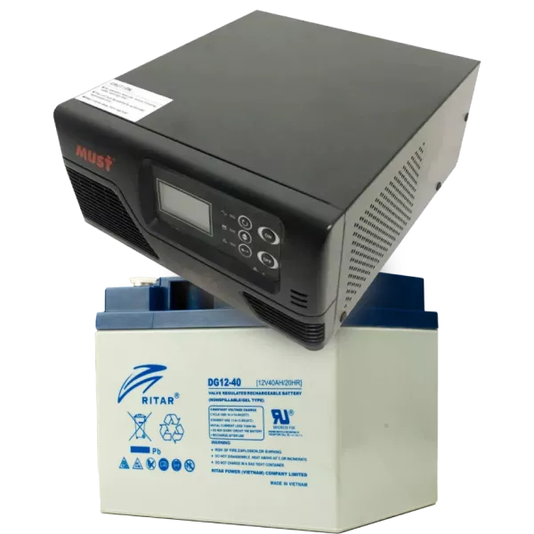 MUST EP20-R1000W + 12V 40Ah DG12-40 Комплект ДБЖ + АКБ