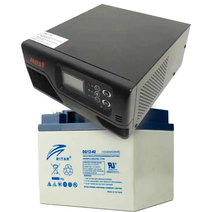 MUST EP20-R1000W + 12V 40Ah DG12-40 Комплект ДБЖ + АКБ