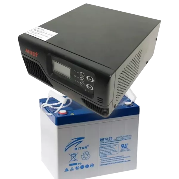 MUST EP20-R1000W + 12V 75Ah DG12-75 Комплект ДБЖ + АКБ