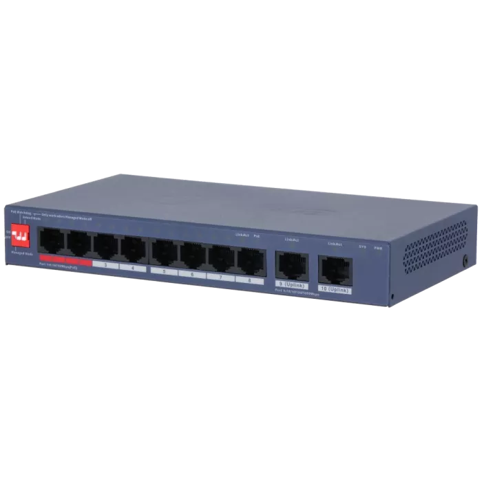 Dahua DH-CS4010-8ET2GT-110 Комутатор 8 портів керований