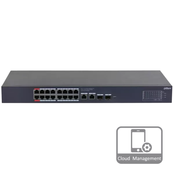 Dahua DH-CS4220-16GT-190 PoE Комутатор 16 портів керований
