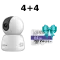 DH-H5B 5МП Wi-Fi панорамна Комплект Dahua 4+4