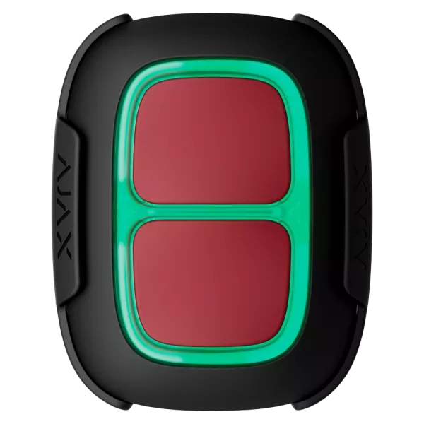 Тревожная кнопка Ajax Superior DoubleButton G3 Jeweller black