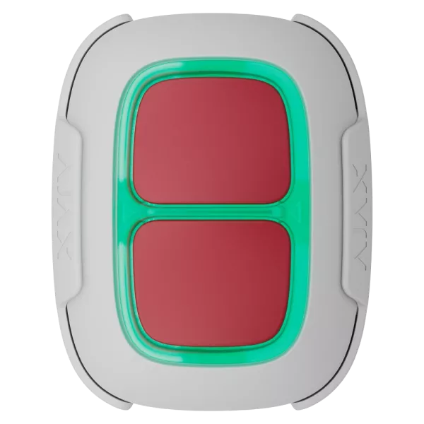 Тревожная кнопка Ajax Superior DoubleButton G3 Jeweller white