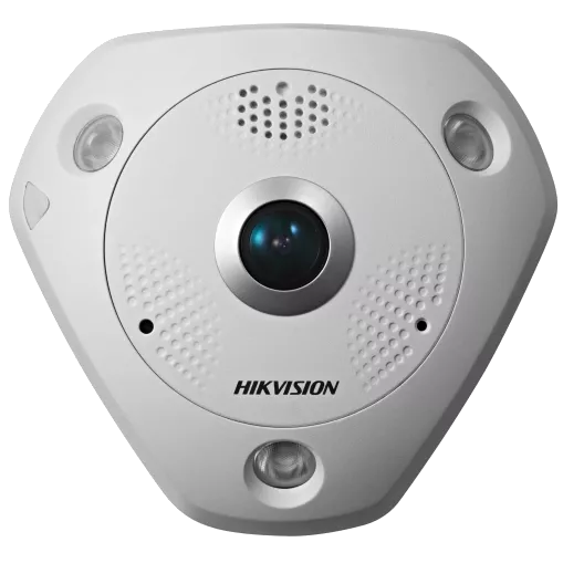 Hikvision DS-2CD63C5G0E-IVS(B) (2мм) 12 МП Fisheye із мікрофоном