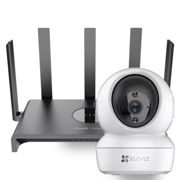 Ezviz CS-H6c (4MP,W1) + Reyee RG-EW1300G Комплект