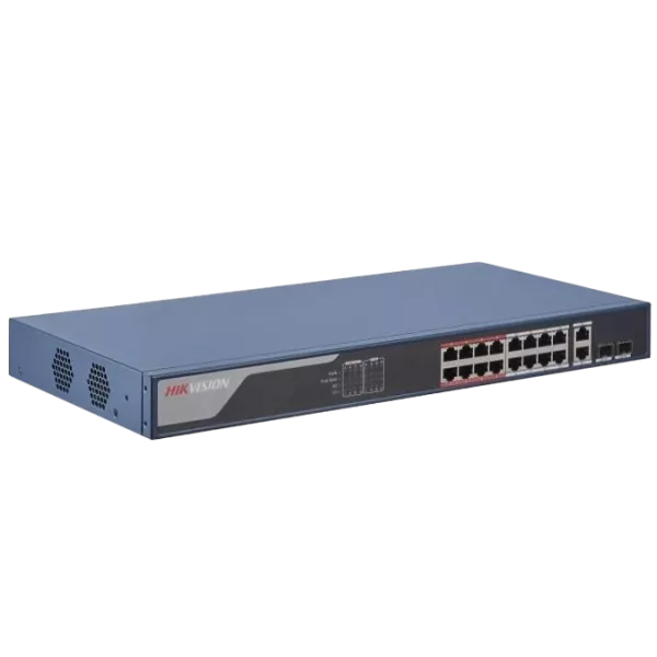 Hikvision DS-3E1318P-EI(B) Комутатор 16 портів керований