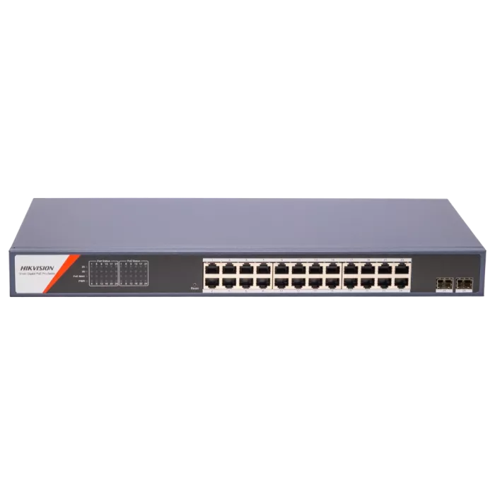 Hikvision DS-3E1526P-SI-24P2F Комутатор 24 порти керований