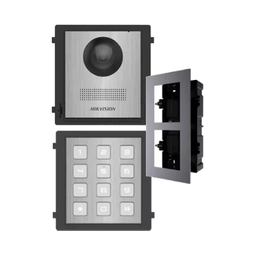 DS-KD8003-IME1NS + DS-KD-ACF2/Plastic + DS-KD-KP/S Комплект модулів Hikvision