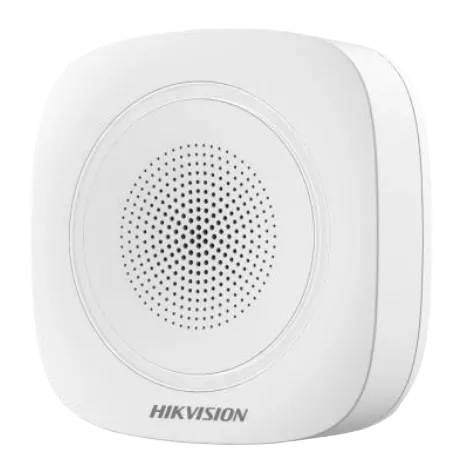 Hikvision DS-PS1-I-WE-Red (червоне підсвічування) Бездротова внутрішня сирена